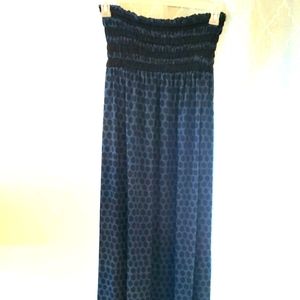 Long Geometric Tube Maxi Dress